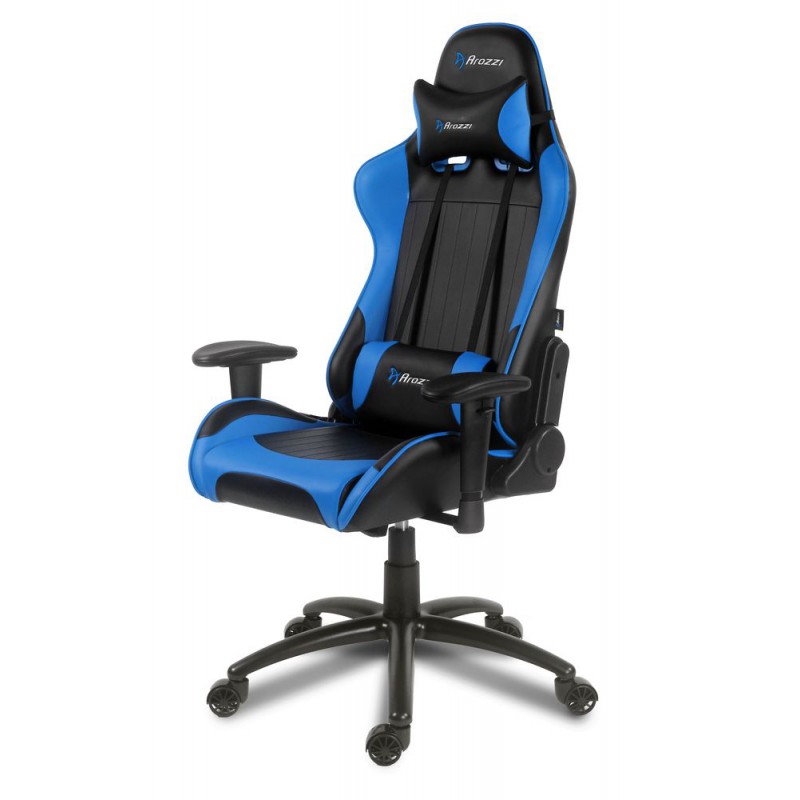 Кресло игровое Arozzi Verona V2 черный/синий (VERONA-V2-BL)