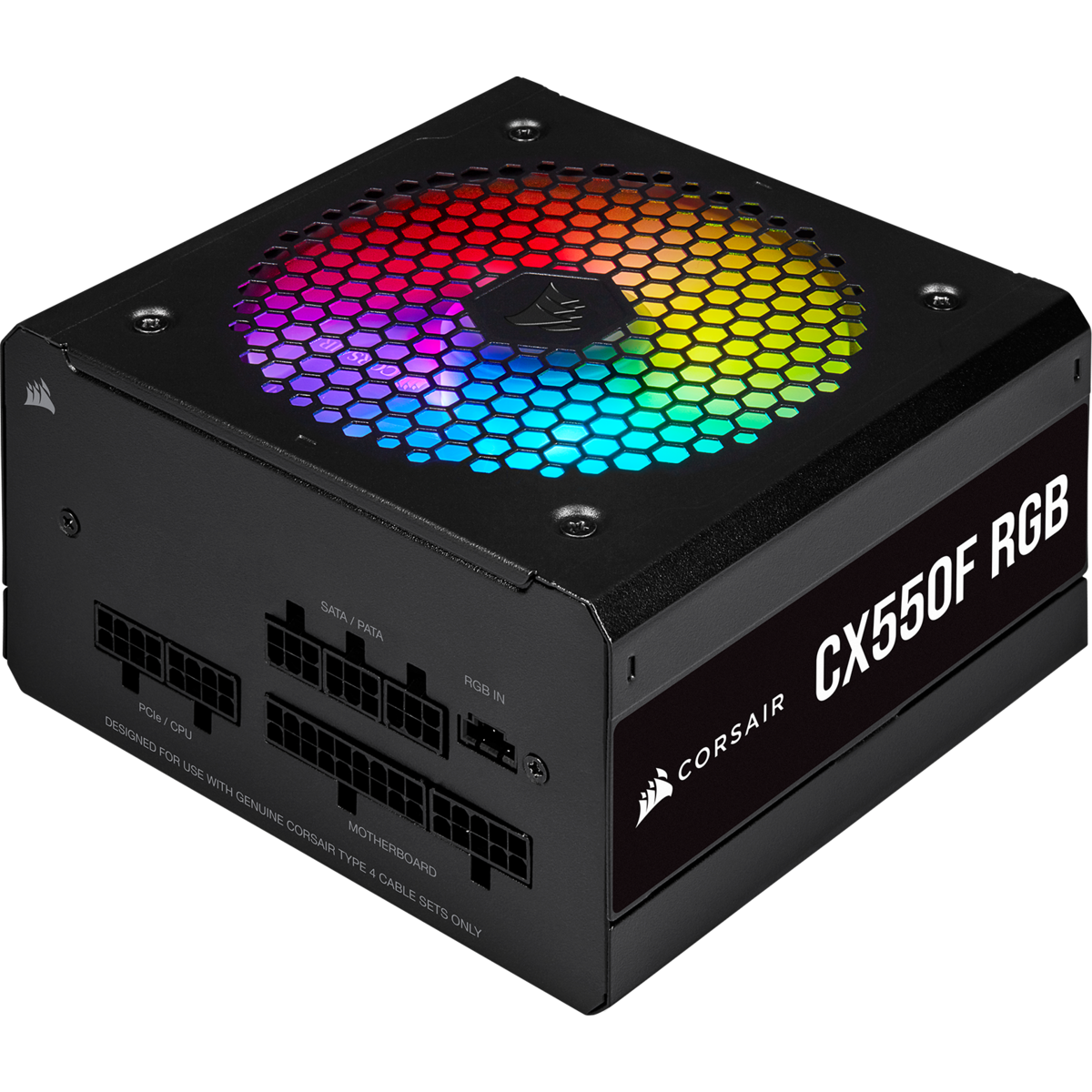 

Блок питания 550Вт ATX Corsair CX550F, 120 мм, 80 Plus Bronze (CP-9020216-EU), CX550F