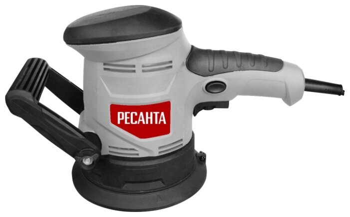 Эксцентриковая шлифовальная машина Ресанта ЭШМ-125Э, 450 Вт, 12.5 см