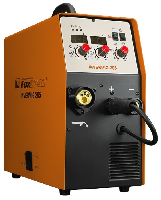 

Сварочный аппарат Foxweld inverMIG 205, TIG, MIG/MAG, MMA, инверторный, MMA (20А-160А), 187 В-253 В (6378 fw), inverMIG 205