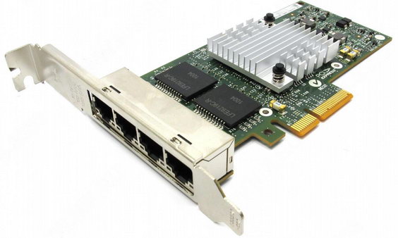 Сетевая карта Intel I340-T4, 4xRJ-45, 1 Гб/с