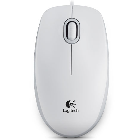 Мышь Logitech Mouse M100 White USB, USB, белый