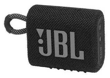 

Портативная акустика JBL GO 3, 4.2 Вт, Bluetooth, черный (JBLGO3BLK), GO 3