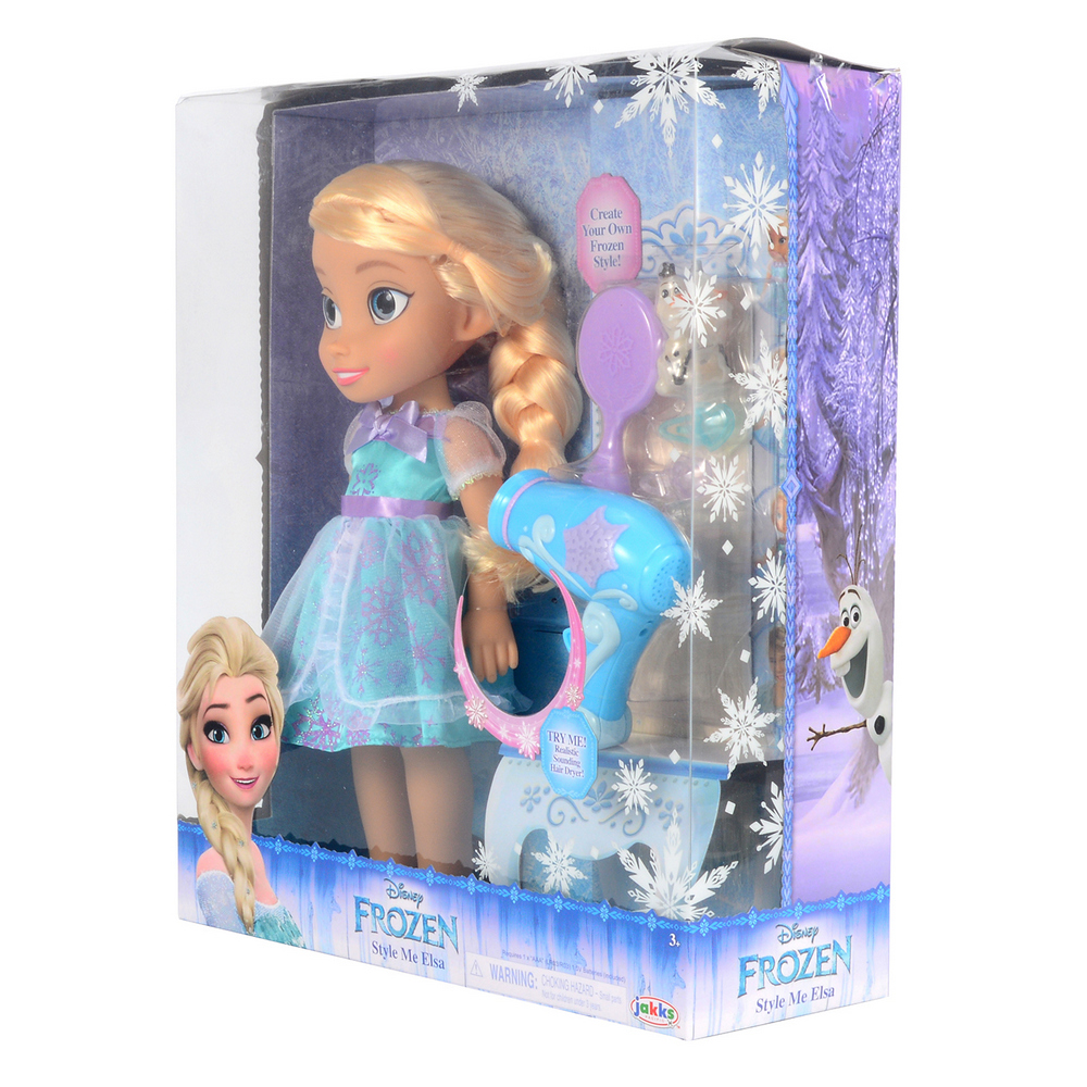 

Игровой набор Disney "Холодное Cердце: Причёска для Эльзы", Кукла Эльза, фен, расчёска, заколки (3 шт.), накладные волосы, батарейка типа ААА (1 шт.), звук (91761-TT), "Холодное Cердце: Причёска для Эльзы"