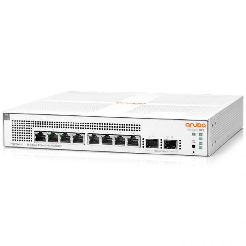 

Коммутатор HPE Aruba Instant On 1930, управляемый, кол-во портов: 8x1 Гбит/с, кол-во SFP/uplink: SFP 2x1 Гбит/с, установка в стойку, PoE: 8шт.x30Вт (макс. 124Вт) (JL681A), Aruba Instant On 1930