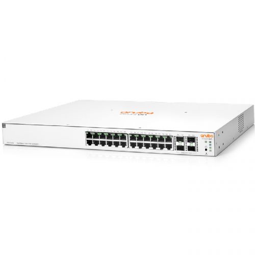 

Коммутатор HPE Aruba Instant On 1930, управляемый, кол-во портов: 24x1 Гбит/с, кол-во SFP/uplink: SFP+ 4x10 Гбит/с, установка в стойку, PoE: 24шт.x30Вт (макс. 370Вт) (JL684A), Aruba Instant On 1930