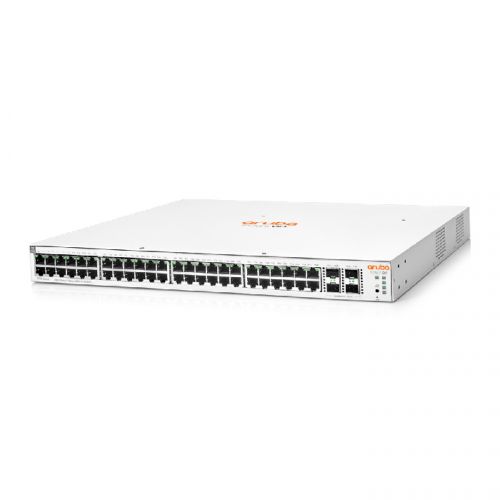 

Коммутатор HPE Aruba Instant On 1930, управляемый, кол-во портов: 48x1 Гбит/с, кол-во SFP/uplink: SFP+ 4x10 Гбит/с, установка в стойку, PoE: 48шт.x30Вт (макс. 370Вт) (JL686A), Aruba Instant On 1930