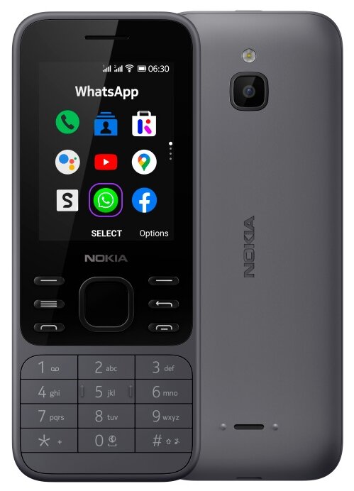 

Мобильный телефон Nokia 6300 4G, 2.4" 320x240, MSM8909, 512Mb RAM, 4Gb, 3G/LTE, WiFi, BT, 1xCam, 2-Sim, 1500mAh, micro-USB, серый, 6300 4G