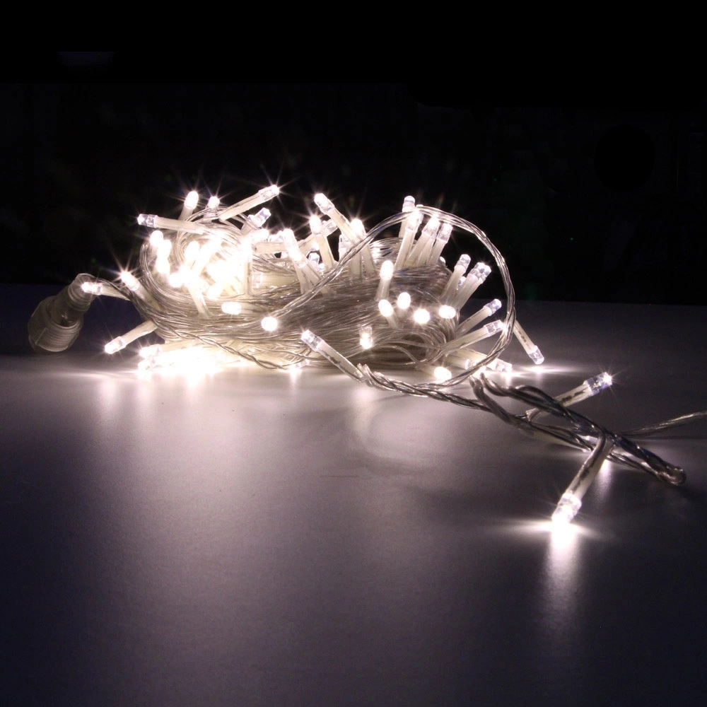 Гирлянда SHLIGHTS светодиодная нить, ламп: 120шт., 12м, белый (LD120-WW-E) - фото 1