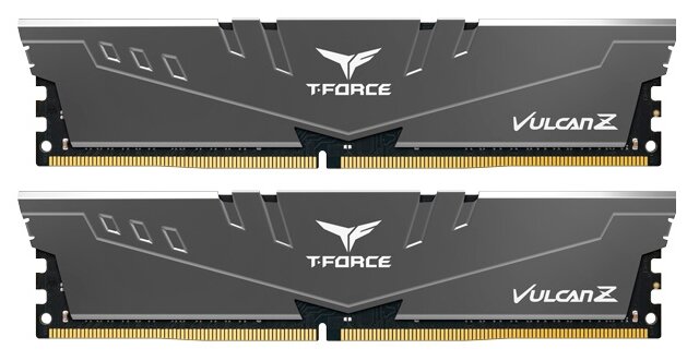 

Комплект памяти DDR4 DIMM 32Gb (2x16Gb), 3200MHz, CL16, 1.35 В, Team Group, Vulcan Z gray, TLZGD432G3200HC16FDC01