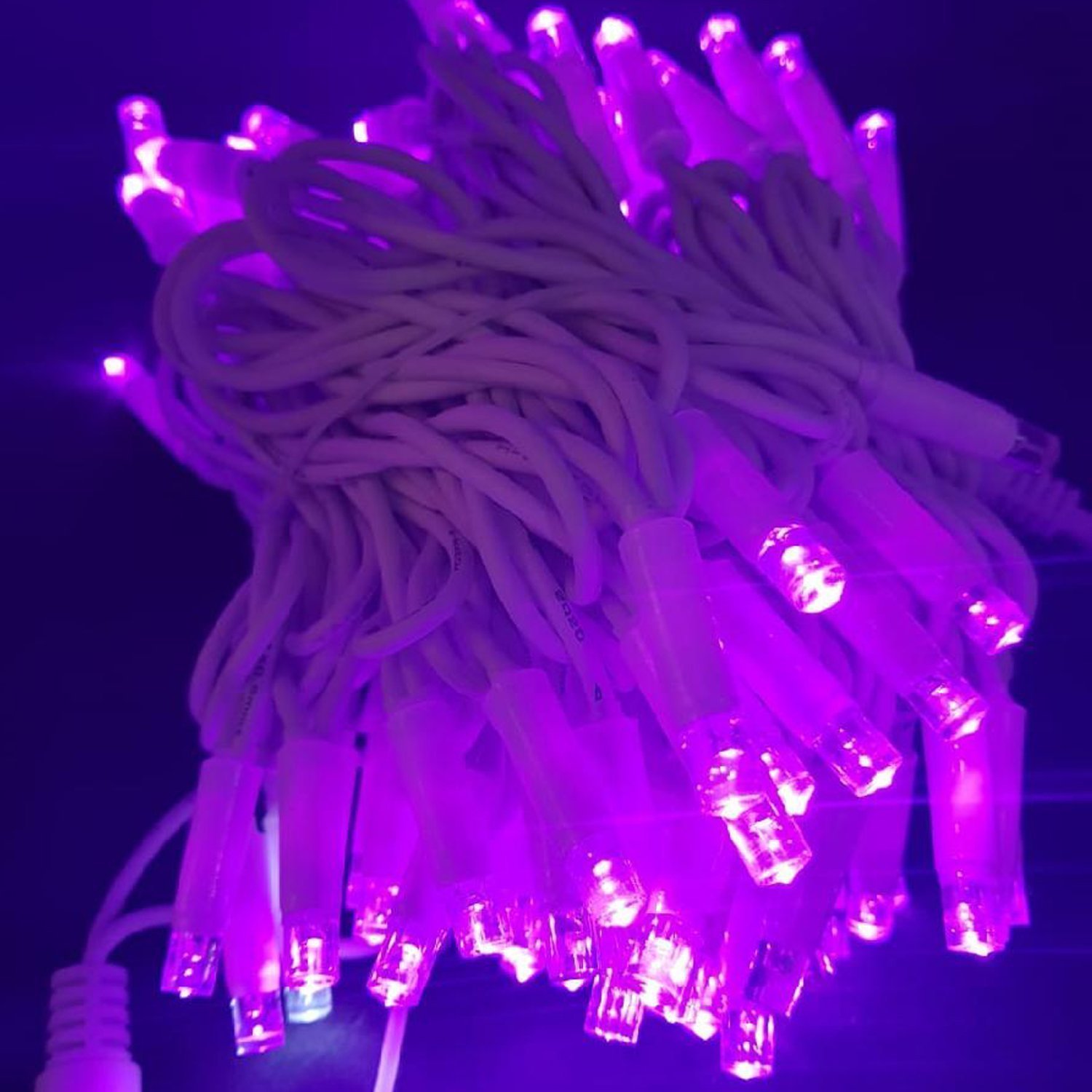 Гирлянда Kurato светодиодная нить, ламп: 100 шт., 10 м, фиолетовый