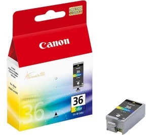 Картридж Canon CLI-36 (1511B001), голубой/пурпурный/желтый/черный, 12 мл