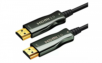 

Кабель HDMI(19M)-HDMI(19M) v2.0 4K, 40 м, черный Wize оптический HDMI (AOC-HM-HM-40M), HDMI