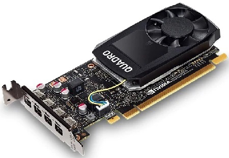 

Видеокарта PNY NVIDIA Quadro P1000 Quadro, 4Gb DDR5, 128 бит, PCI-E, 4miniDP, Retail (VCQP1000V2-PB), Quadro