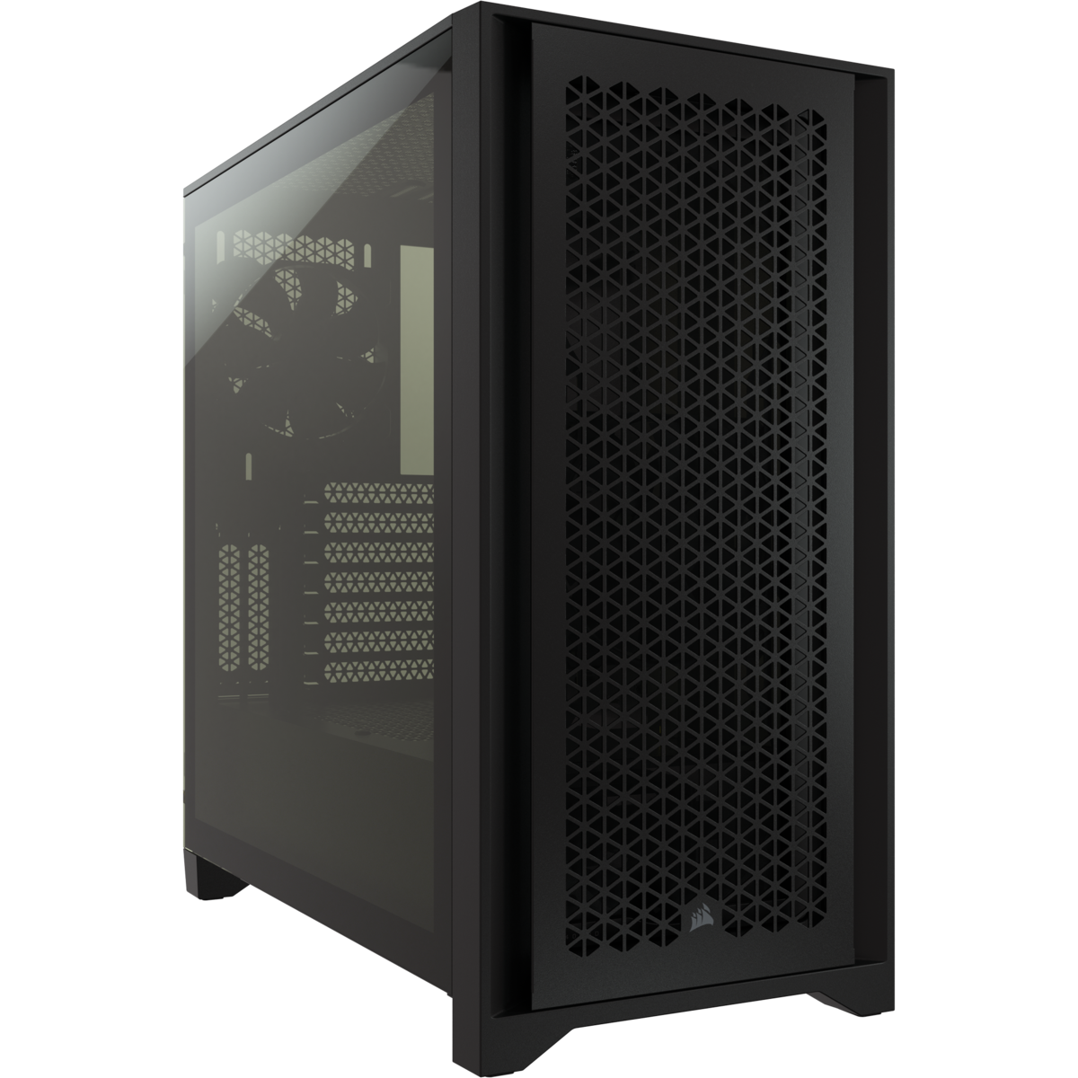 

Корпус Corsair 4000D Airflow TG , ATX, Mid-Tower, USB 3.0, черный, Без БП (CC-9011200-WW), 4000D Airflow TG