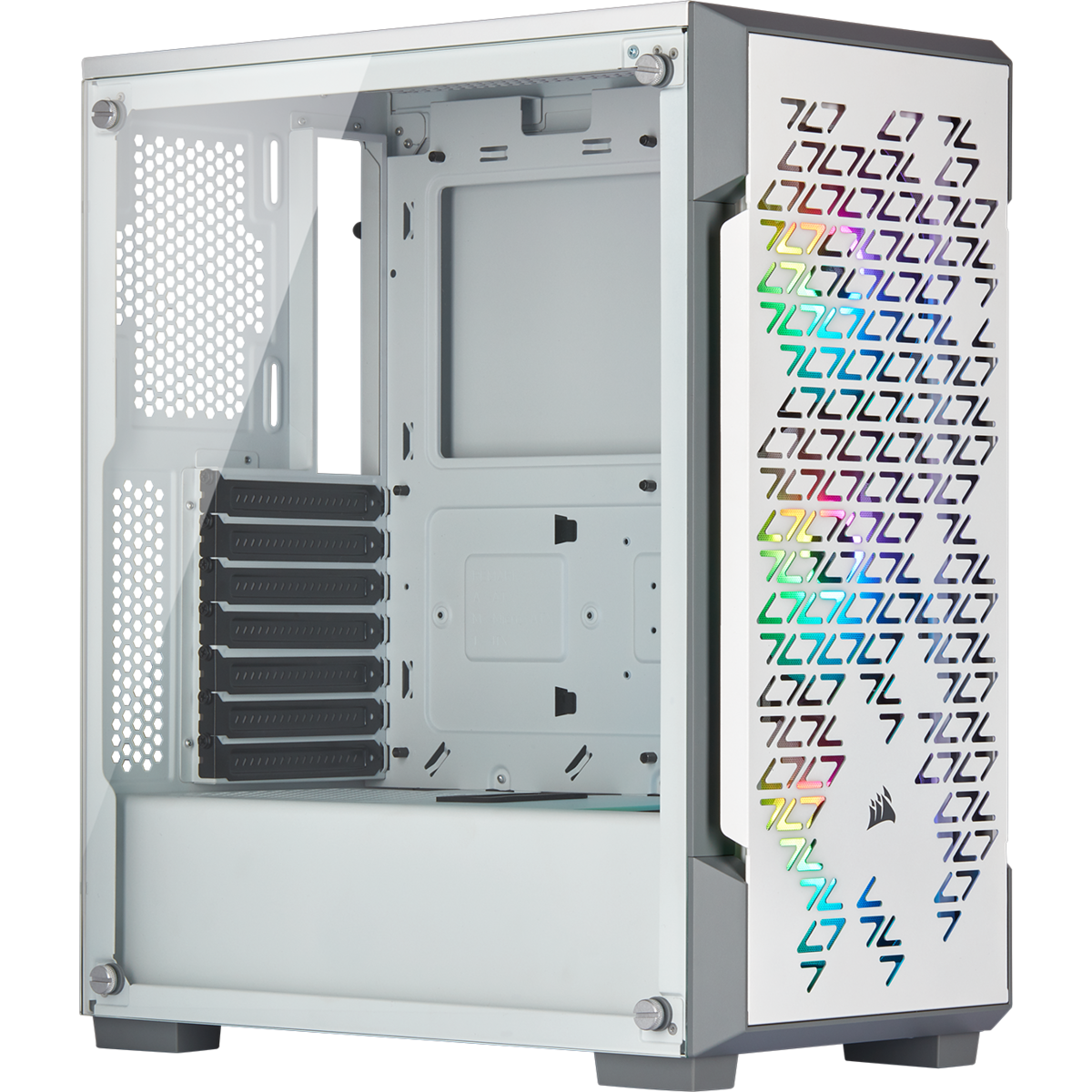 

Корпус Corsair iCUE 220T RGB , ATX, mATX, Mini-ITX, Midi-Tower, 2xUSB 3.0, белый, Без БП (CC-9011174-WW), iCUE 220T RGB