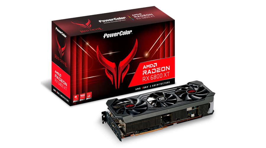 Видеокарта PowerColor AMD Radeon RX 6800 XT Red Devil, 16Gb DDR6