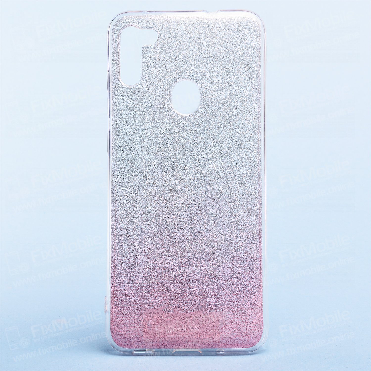 Чехол-накладка Glamour Силиконовый для смартфона Samsung Galaxy M11, силикон, розовый (119222)