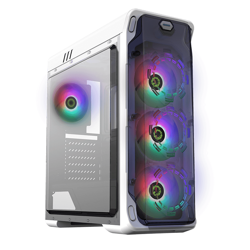 

Корпус GameMax StarLight-White ARGB, ATX, Midi-Tower, USB 3.0, белый, Без БП, StarLight-White ARGB