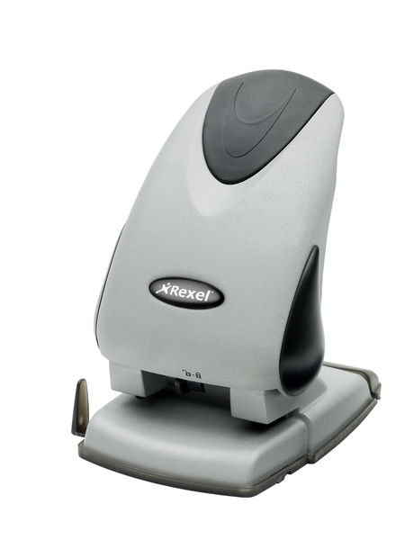 

Дырокол 65 листов, 2 отверстия, линейка, черный/серебристый, Rexel Precision 265 (2100982), 265