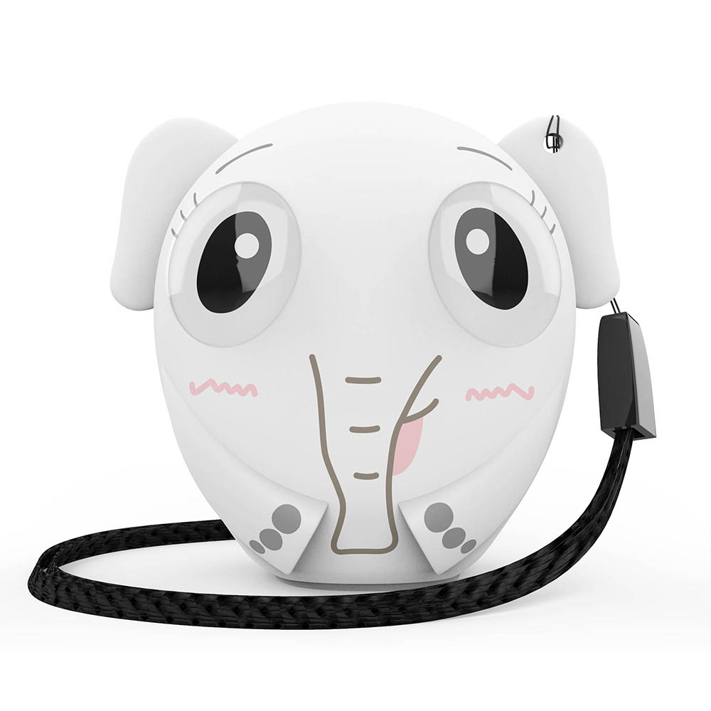 

Портативная акустика HIPER Music Elmer, Слон, 3 Вт, Bluetooth, белый (H-OZ5), Music Elmer, Слон