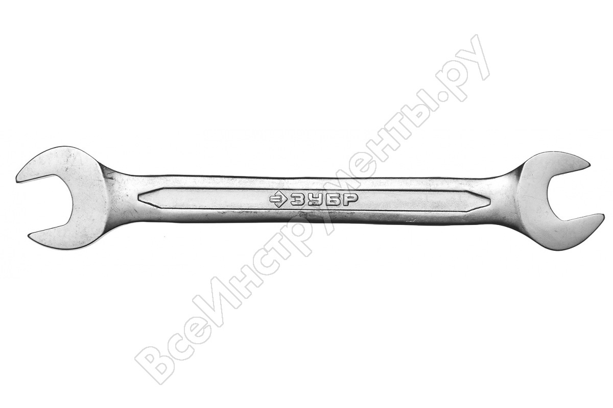 

Ключ гаечный рожковый 8x10 мм, CrV, кованый, ЗУБР, 27010-08-10_z01