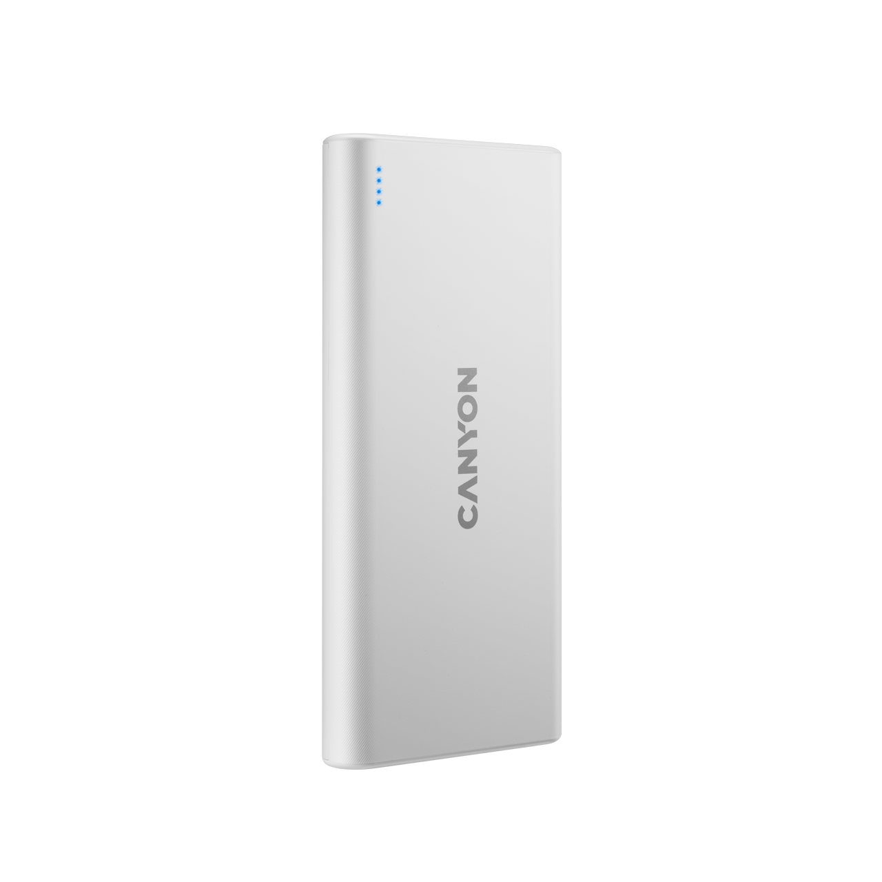 

Портативный аккумулятор (Powerbank) Canyon PB-106, 10000 мА·ч, 2xUSB, 2.1А, Type-C, белый (CNE-CPB1006W), PB-106
