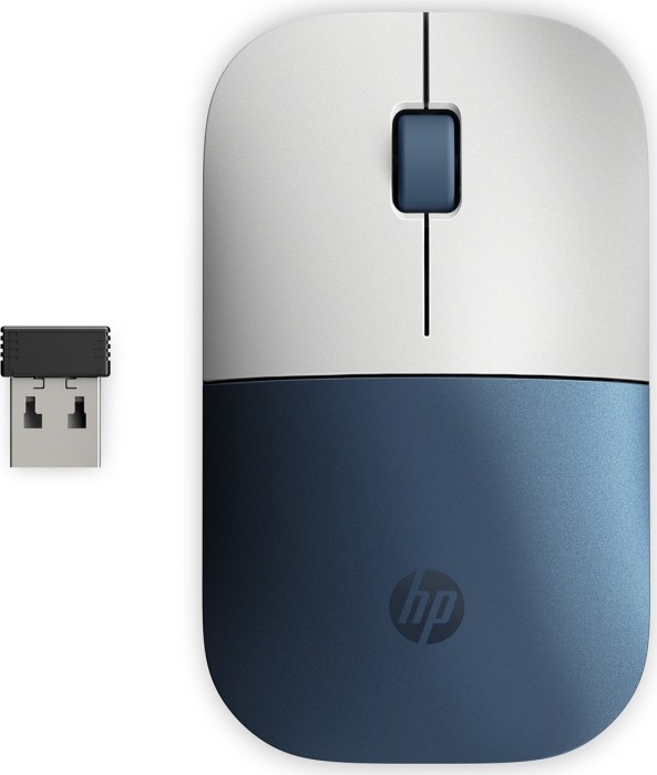 Мышь беспроводная HP Z3700 Forest , 1200dpi, оптическая светодиодная, Wireless, USB, белый/голубой (171D9AA)