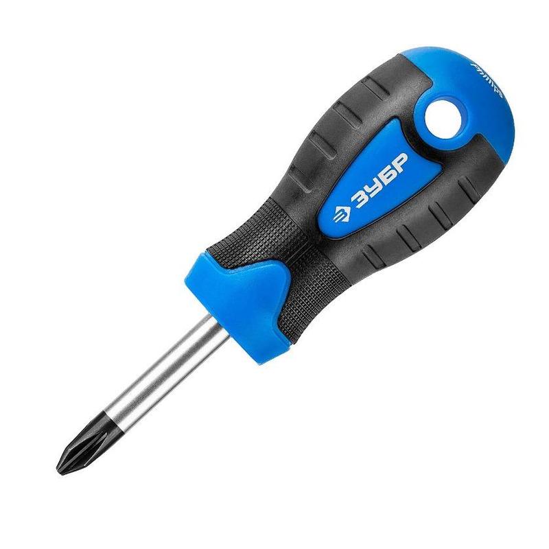 Отвертка крестовая PH2x4 см, ЗУБР