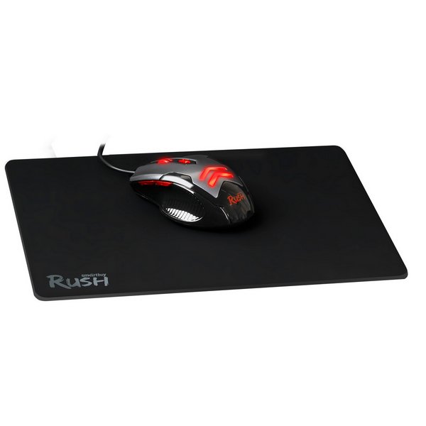 

Мышь проводная SmartBuy SBM-729G-K, 3200dpi, оптическая светодиодная, USB, серый/черный, SBM-729G-K