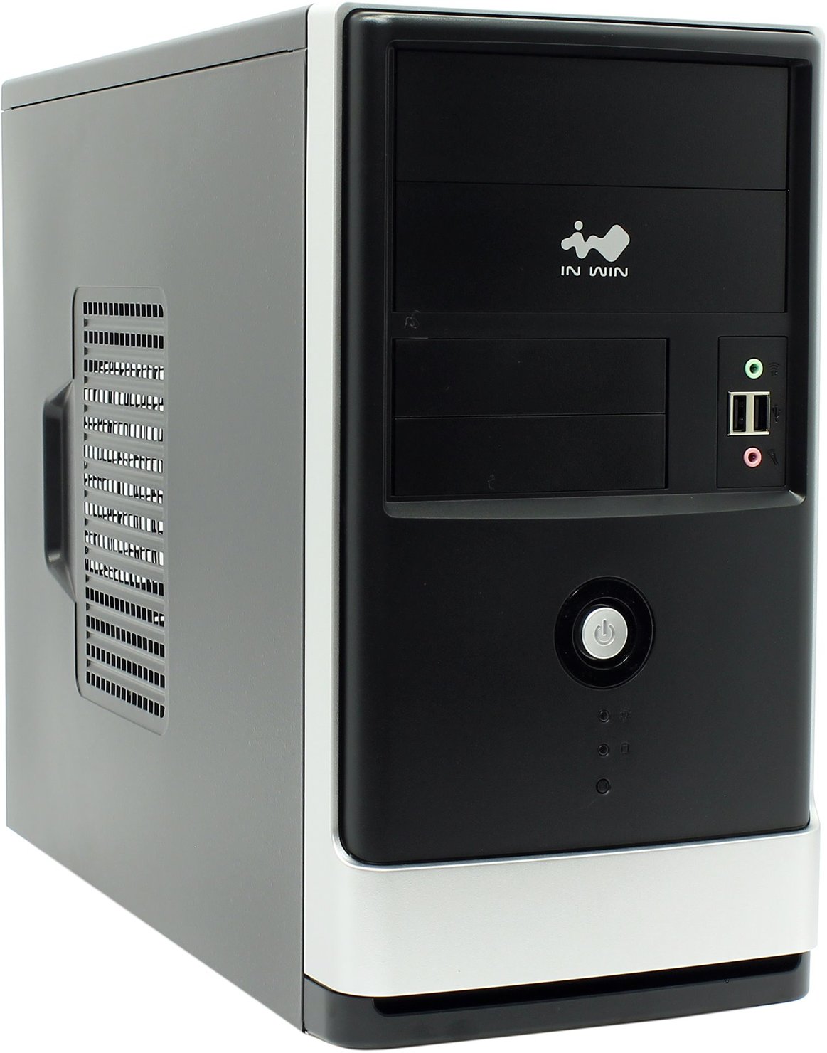 Корпус INWIN EMR002BG mATX Mini-Tower черныйсерый 450Вт 7725₽