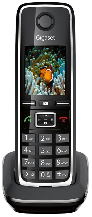 

Дополнительная трубка Gigaset C530H PRO Стандарт DECT, АОН, черный (S30852-H2761-S321), C530H PRO