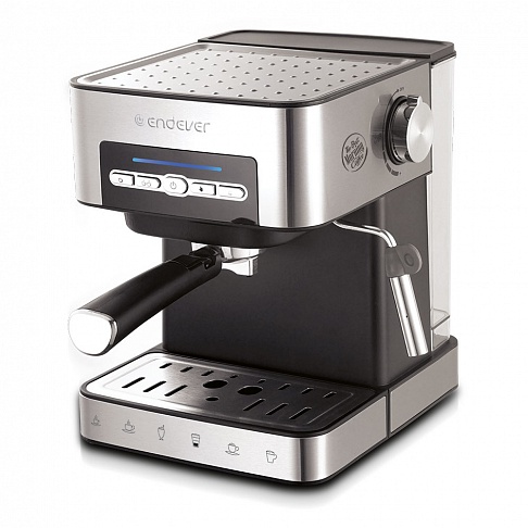 

Кофеварка рожковая ENDEVER Costa-1065, молотый, 1.6л, серебристый, 850Вт, Costa-1065