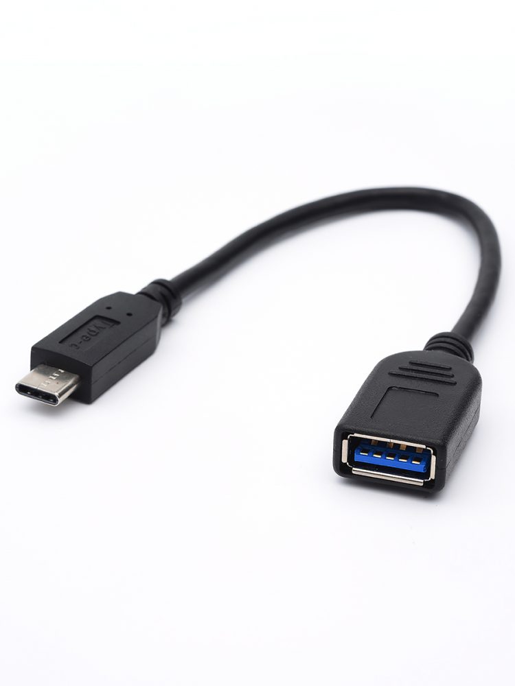 

Кабель-переходник (адаптер) USB Type-C-USB OTG, 10см, черный ATCOM AT1310 (AT1310), AT1310