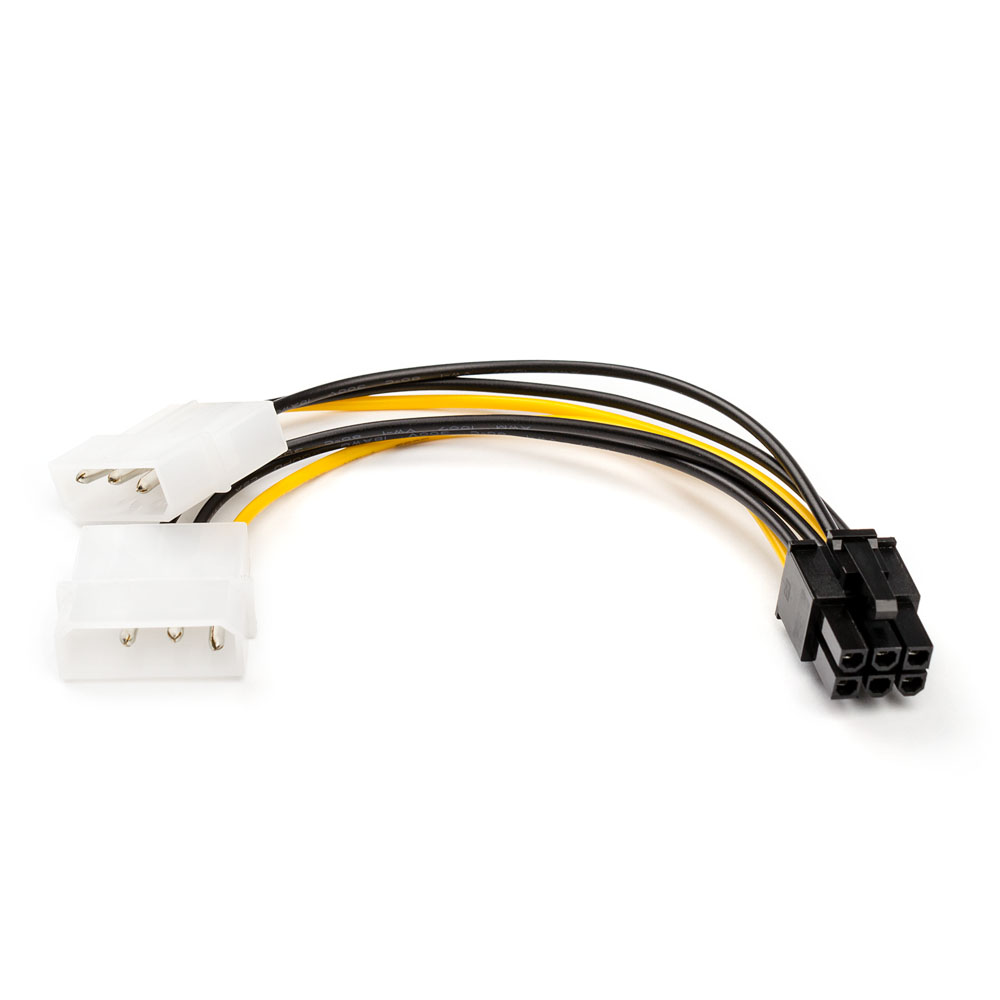 

Переходник питания (адаптер) 2MOLEX-6pin ATCOM, 15 см, прямой (AT6185)