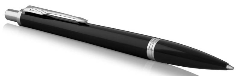 

Ручка шариковая автомат Parker Urban Core Cab Lacquer Deep Black CT, K309, синий, лак, нержавеющая сталь, подарочная упаковка (1931579), Cab Lacquer Deep Black CT, K309