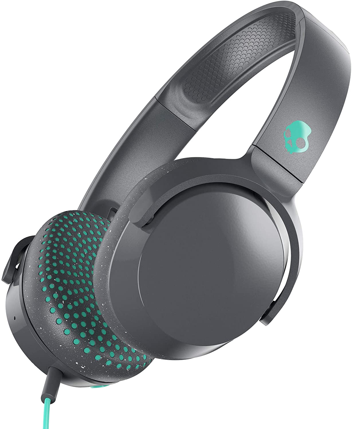 

Проводная гарнитура Skullcandy Riff, jack 3.5 mm, серый/зеленый (S5PXY-L637), Riff