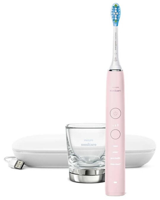 

Электрическая зубная щетка Philips Sonicare DiamondClean 9000 HX9911/29, Розовый, Sonicare