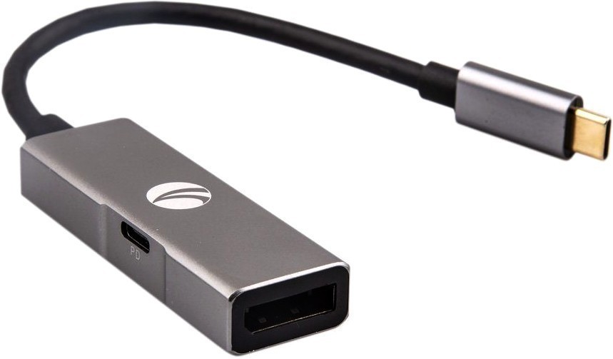 

Переходник (адаптер) USB 3.1 Type-C(m)-DisplayPort(f), 20см, черный VCOM (CU453)