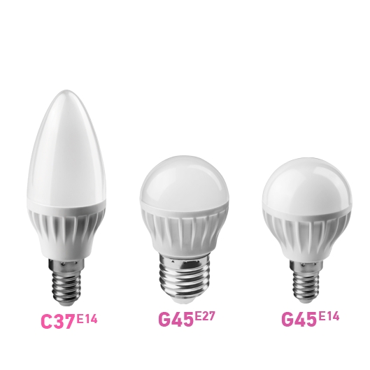 

Лампа светодиодная E14 свеча/C37, 8Вт, 2700K / теплый свет, 560лм, ОНЛАЙТ (OLL-C37-8-230-2.7K-E14-FR / 71632)