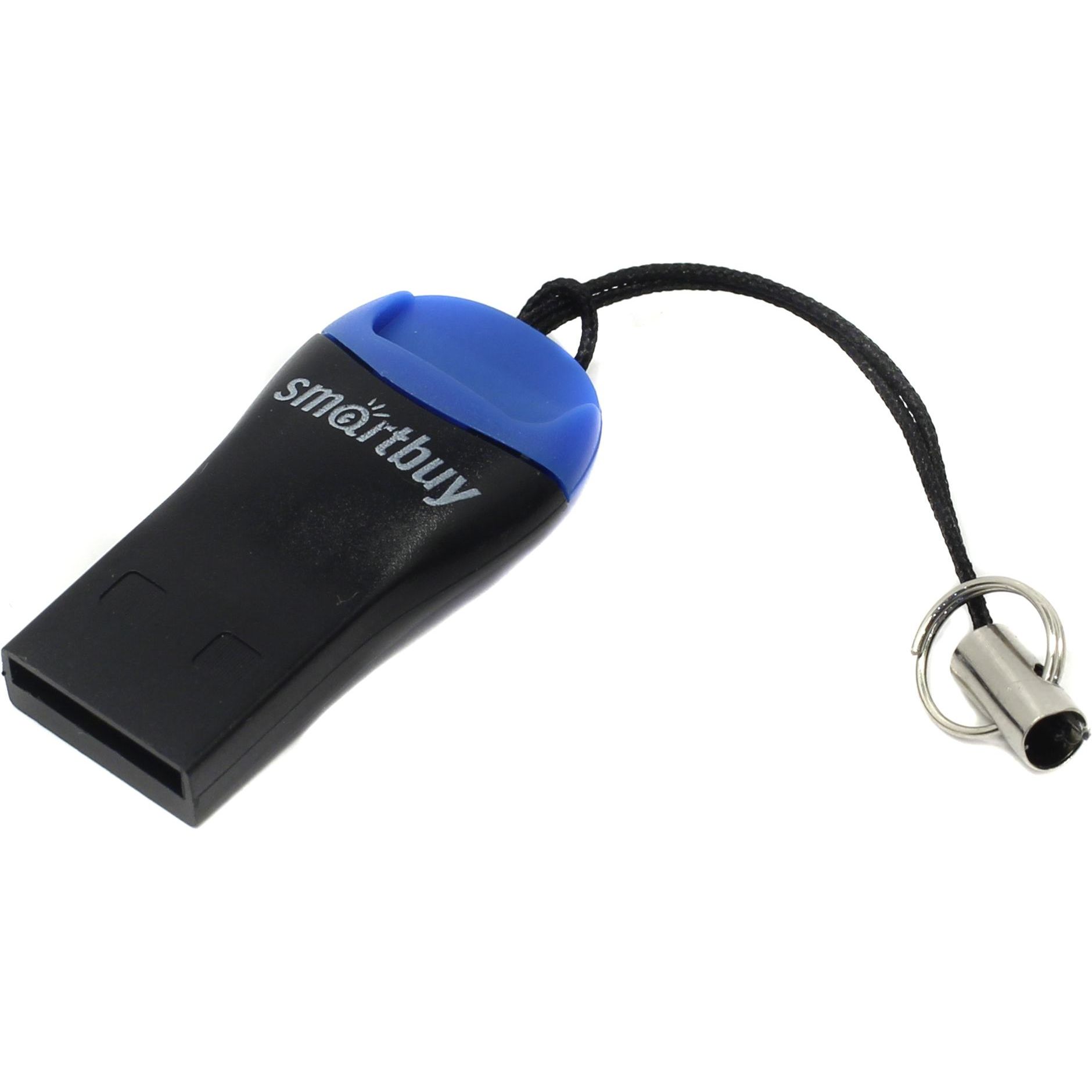 

Картридер картридер Smartbuy 711, microSD, USB 2.0, синий (SBR-711-B), 711