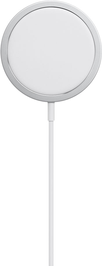 Беспроводное зарядное устройство Apple MagSafe, для устройств Apple (начиная с iPhone 8 и новее), AirPods, белый (MHXH3ZE/A)