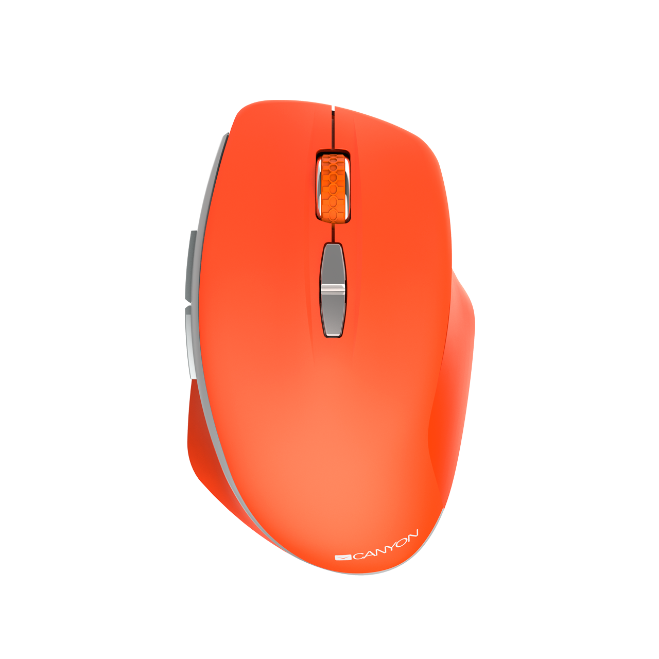 

Мышь беспроводная Canyon MW-21, 1600dpi, оптическая светодиодная, USB, оранжевый (CNS-CMSW21R), MW-21
