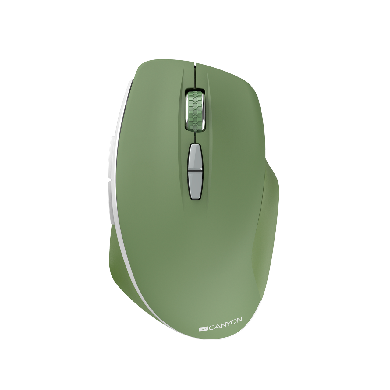Мышь беспроводная Canyon MW-21, 1600dpi, оптическая светодиодная, USB, зеленый (CNS-CMSW21SM)