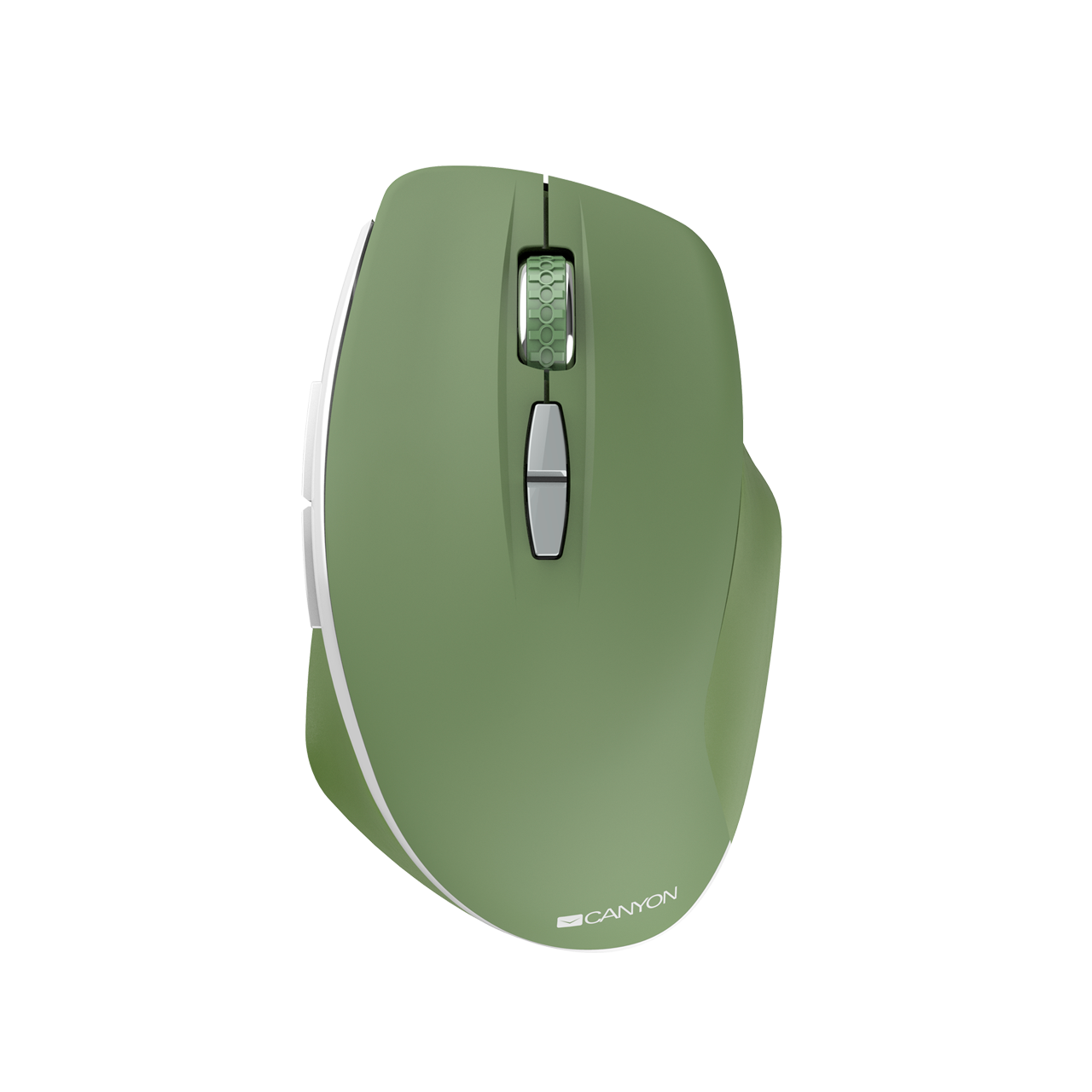 

Мышь беспроводная Canyon MW-21, 1600dpi, оптическая светодиодная, USB, зеленый (CNS-CMSW21SM), MW-21