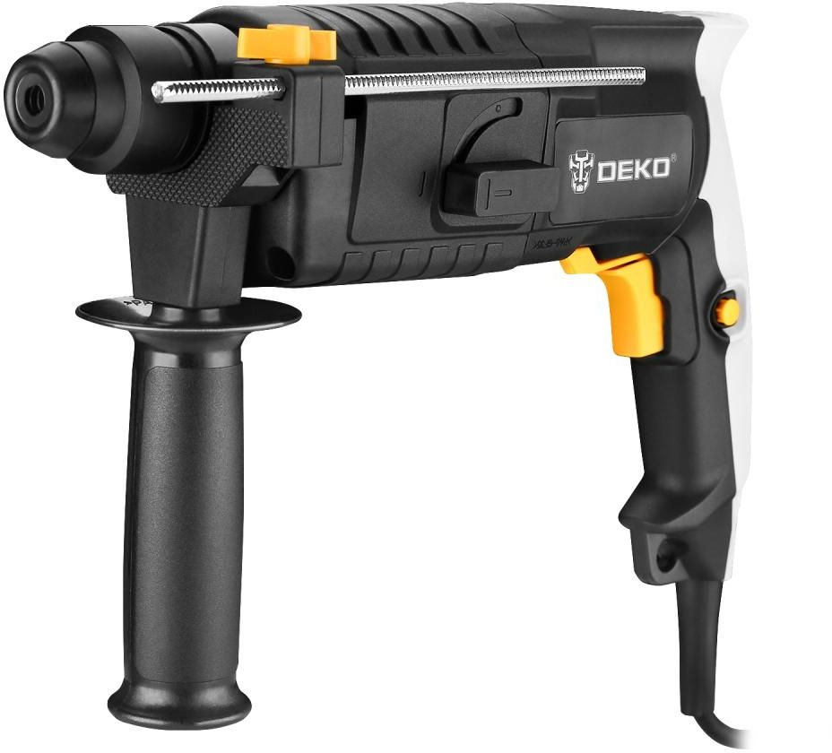 

Перфоратор Deko DKH650W, сетевой, SDS-Plus, 650Вт, 2.1 Дж, 850 об/мин, 3900 уд/мин, 2.95кг (063-4118), DKH650W