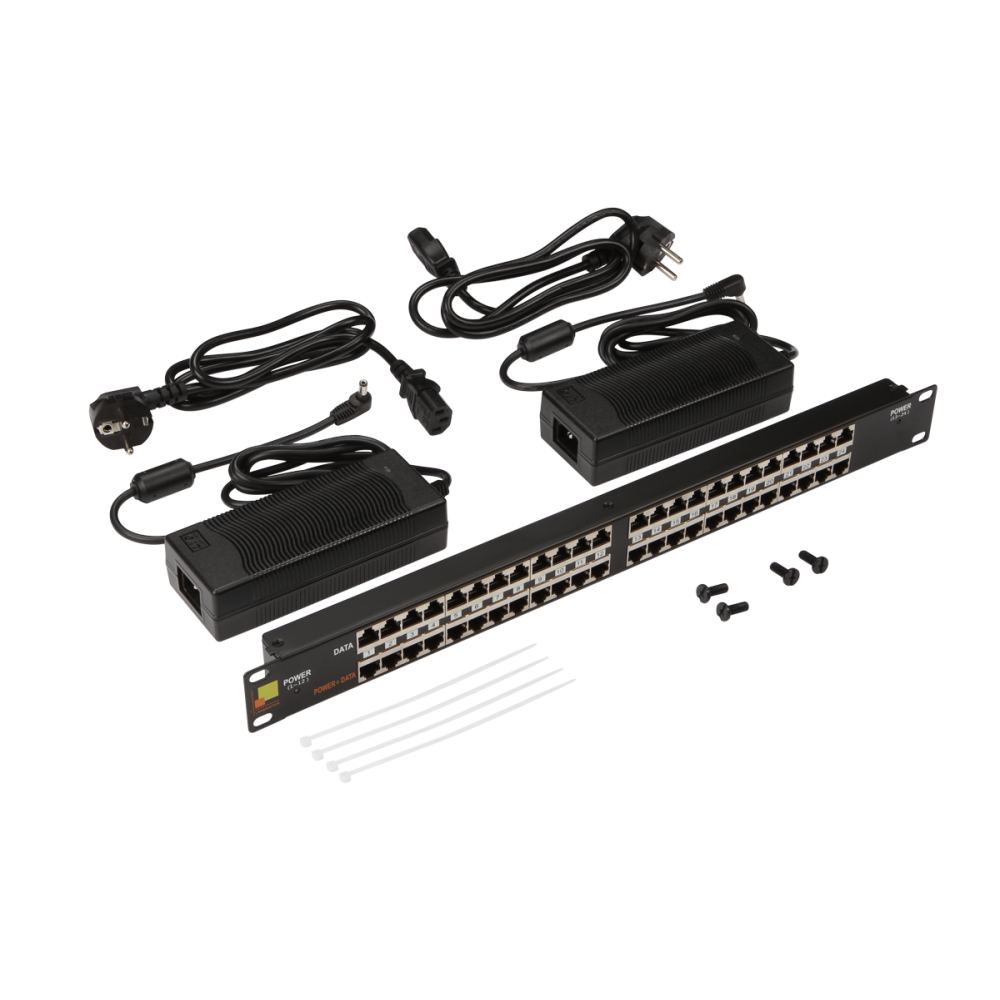 

Патч-панель в шкаф 19" 1U, порты: 24 x RJ-45 кат. 5e, PoE, черный, LANMASTER (LAN-PP24-POE/A2)