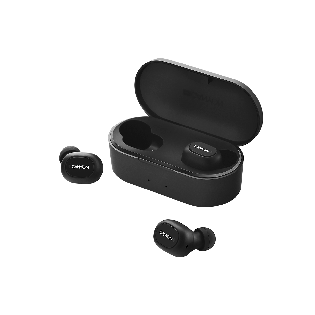 

Наушники TWS Canyon TWS-2 , внутриканальные, черный (CND-TBTHS2B), TWS-2