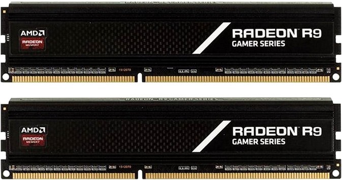 

Комплект памяти DDR4 DIMM 16Gb (2x8Gb), 3200MHz, CL16, 1.35 В, AMD, Radeon R9 Gamer Series, R9S416G3206U2K