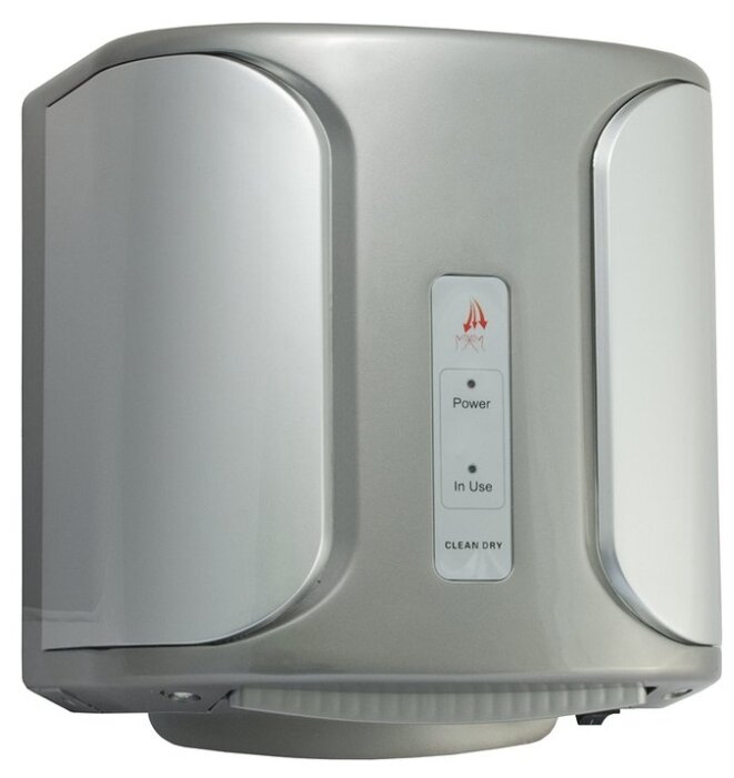 

Сушилка для рук Puff 8806C, 1кВт, 25 м/с, автовключение, серебро, 8806C